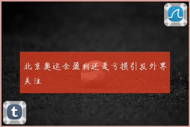 北京奥运会盈利还是亏损引发外界关注