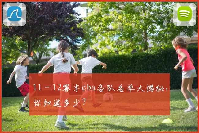 11 - 12赛季cba各队名单大揭秘,你知道多少?